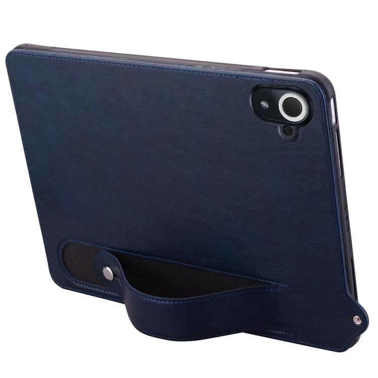 Funda de cuero TPU con correa para Xiaomi Redmi K Pad (azul oscuro)
