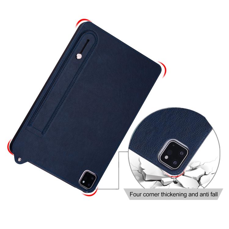 Funda de cuero TPU con correa para Xiaomi Redmi K Pad (azul oscuro)