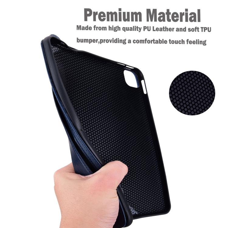 Funda de cuero TPU con correa para Xiaomi Redmi K Pad (azul oscuro)