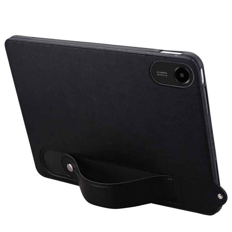 Funda de cuero TPU con correa para Xiaomi Redmi Pad 2 (negro)