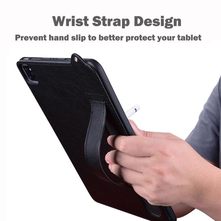 Funda de cuero TPU con correa para Xiaomi Redmi Pad 2 (negro)
