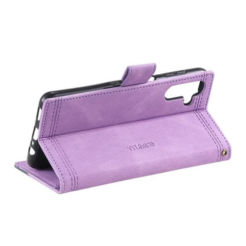Funda de cuero con relieve TTUDRCH para Samsung Galaxy A17 5G (morado)