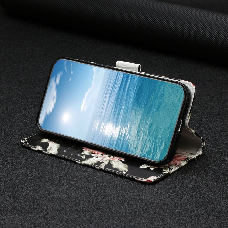 Funda de Cuero para OnePlus 13 con Patrón Mármol y Dibujo de Colores (Azalea)