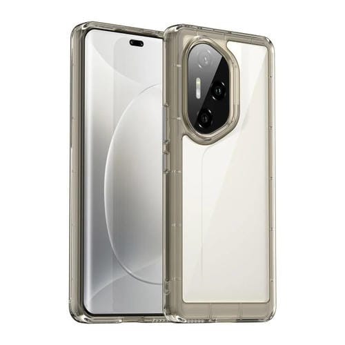 Funda híbrida TPU y Acrílico para Honor 300 Ultra Colorful Series (Gris Transparente)