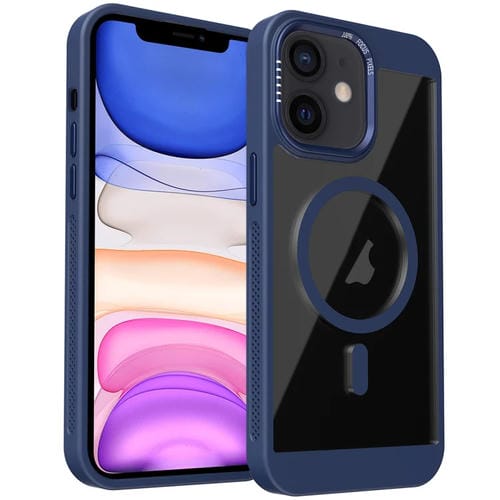 Funda para Teléfono Honeycomb Magsafe para iPhone 11 (Azul)