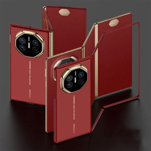 Funda para Teléfono Gkk con Marco Ultrafino Magsafe para Huawei Mate Xt (Roja)