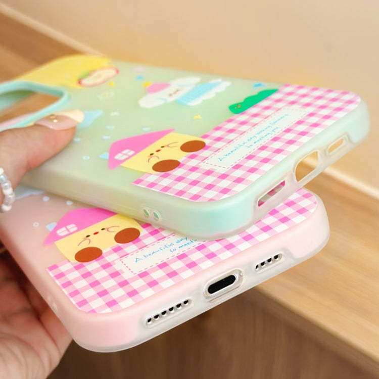 Funda híbrida TPU y Policarbonato iPhone 16 Tacto Sedoso (Fruit Challenge Yellow)