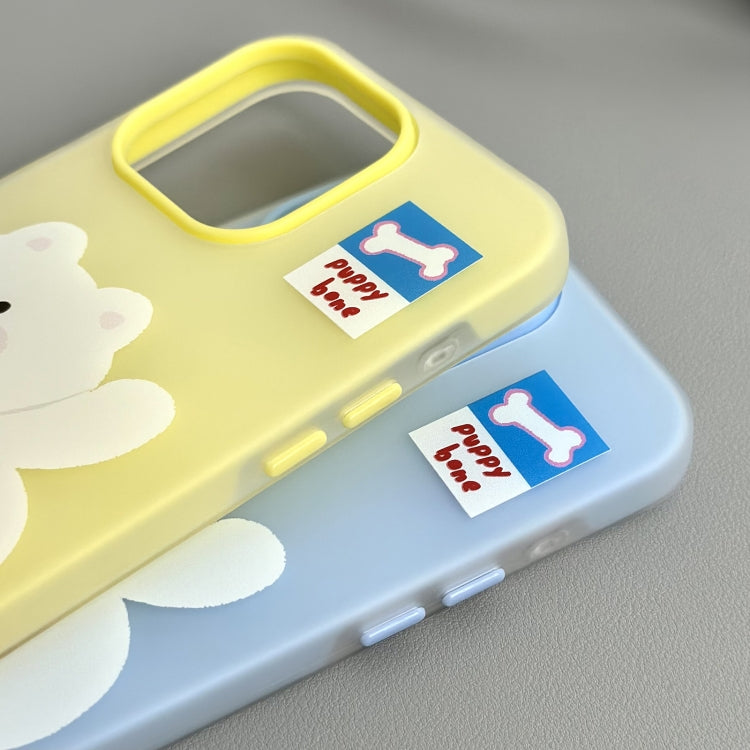 Funda híbrida TPU y PC con Tacto de Piel para iPhone 13 Pro (Amarillo Elefante)