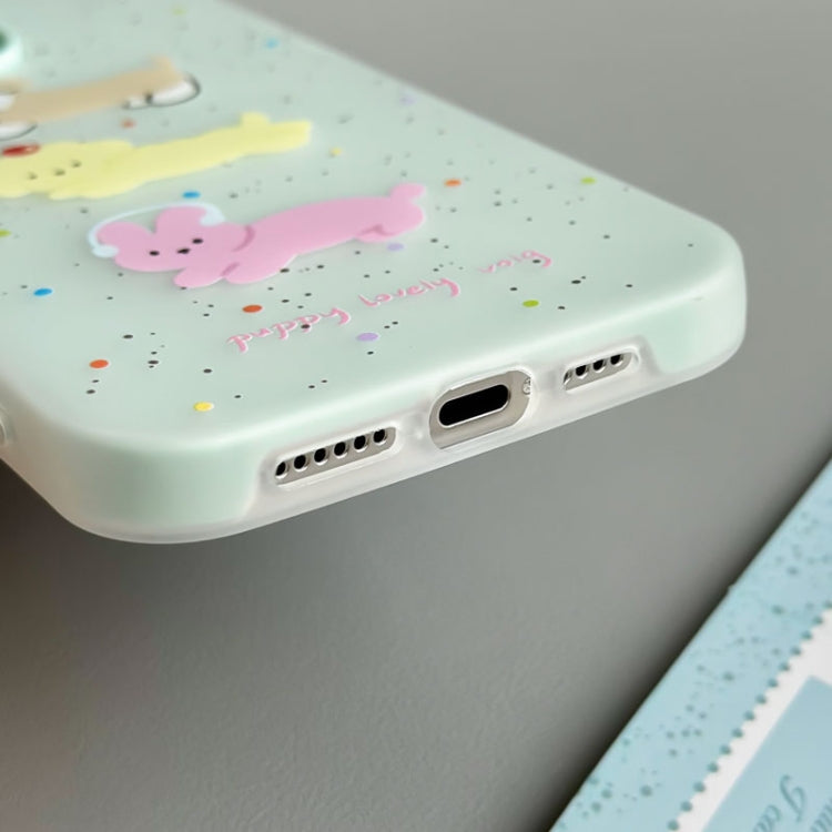 Funda híbrida TPU Policarbonato iPhone 16 Plus Tacto Sedoso (Verde Claro)