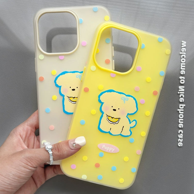 Funda híbrida TPU y PC iPhone 11 protección táctil (Amarillo)