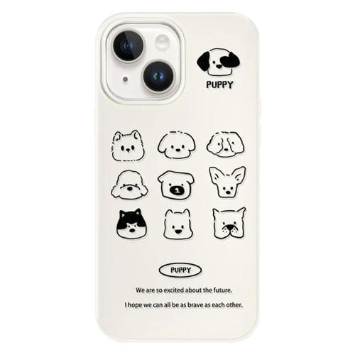 Funda híbrida TPU PC para iPhone 13 con Tacto de Piel (White)