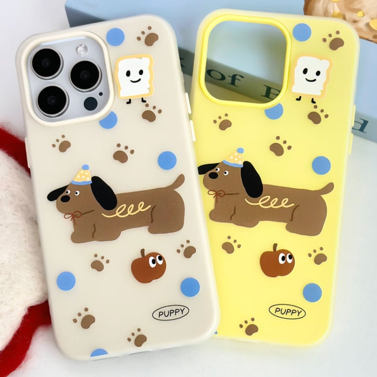 Funda híbrida TPU Policarbonato iPhone 12 Pro Max Tacto Gelatina (Amarillo Estrella Animal)