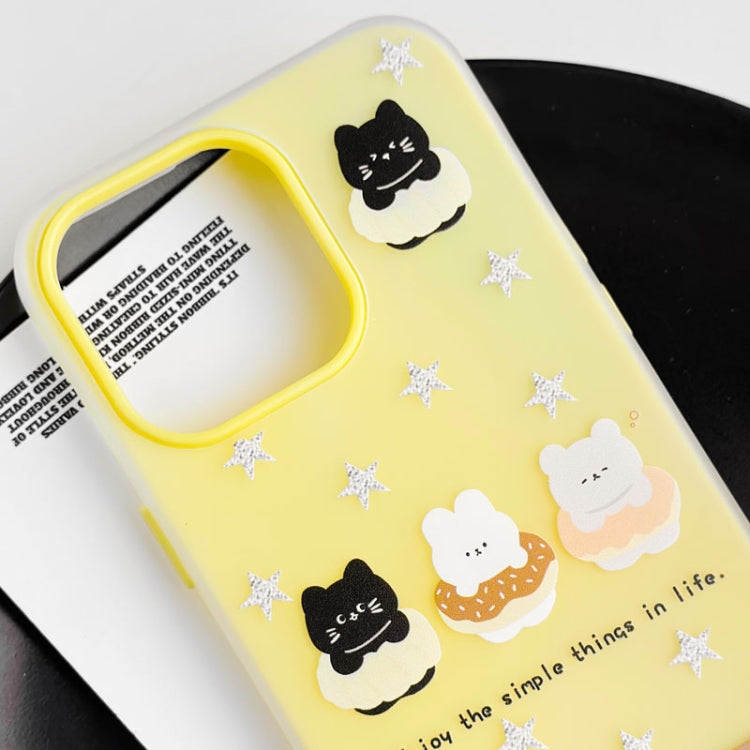 Funda híbrida TPU y PC con Tacto de Piel para iPhone 12 (Azul y Blanco)