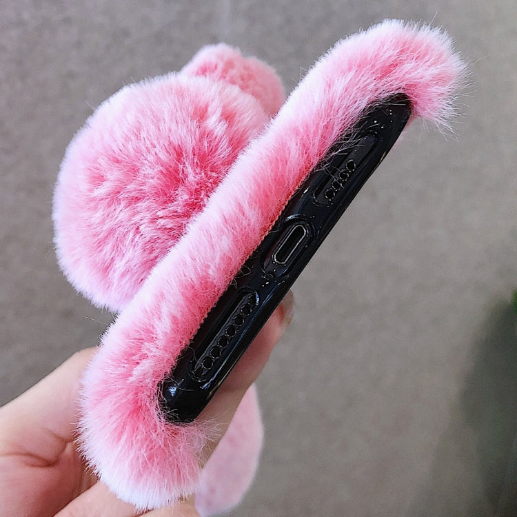 Funda para Teléfono iPhone 16 Pro Cobertura Total Conejo Orejas Largas 3D (Rosa)