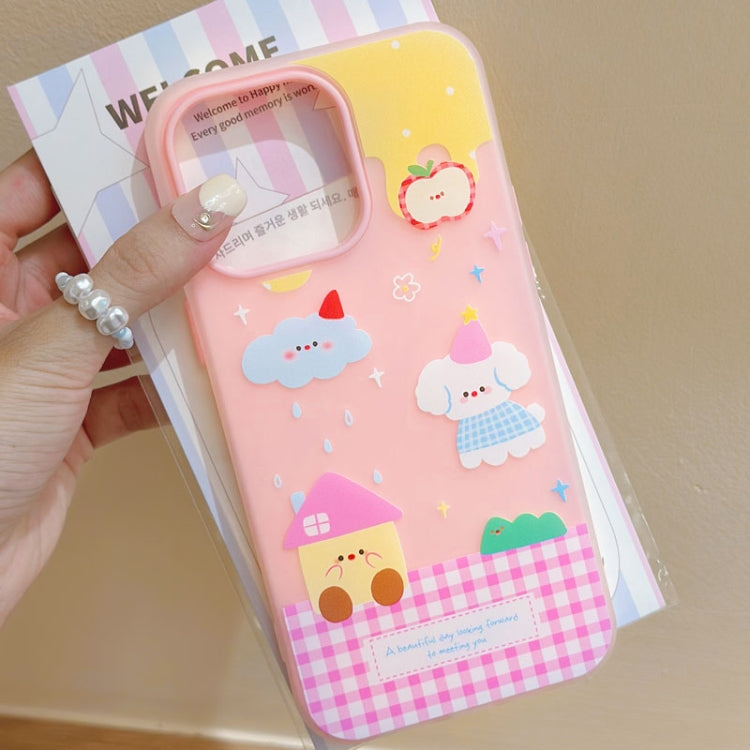 Funda híbrida TPU y PC para iPhone 13 Pro con Tacto Sedoso (Beige)