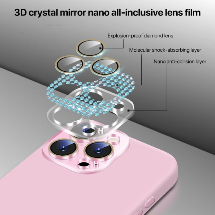 Funda de Silicona Líquida para iPhone 11 Pro con NanoLente (Amarilla)