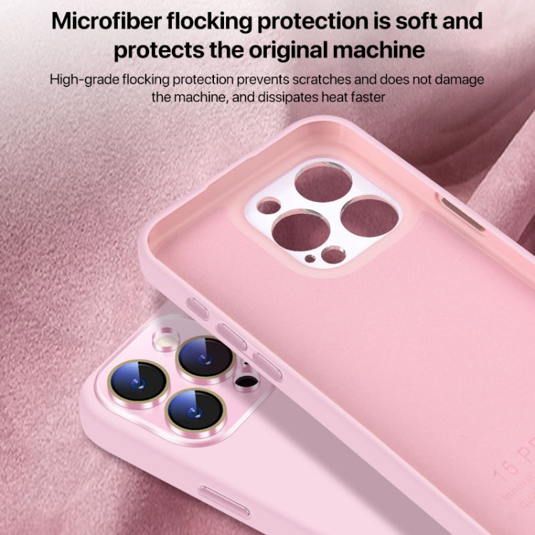 Funda de Silicona Líquida para iPhone 11 Pro con NanoLente (Amarilla)
