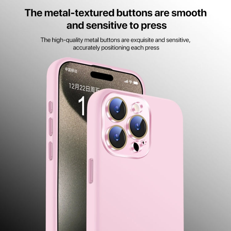 Funda de Silicona Líquida para iPhone 11 Pro con NanoLente (Amarilla)