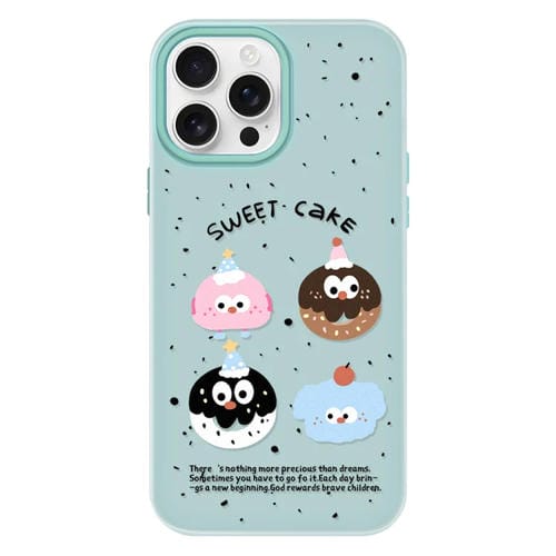 Funda híbrida TPU y PC iPhone 16 Pro Tacto Sedoso y Gelatinoso (Verde Claro)