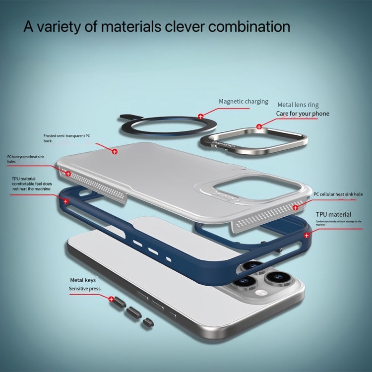Funda Magnética para iPhone 11 Soporte de Metal Magsafe (Morado)