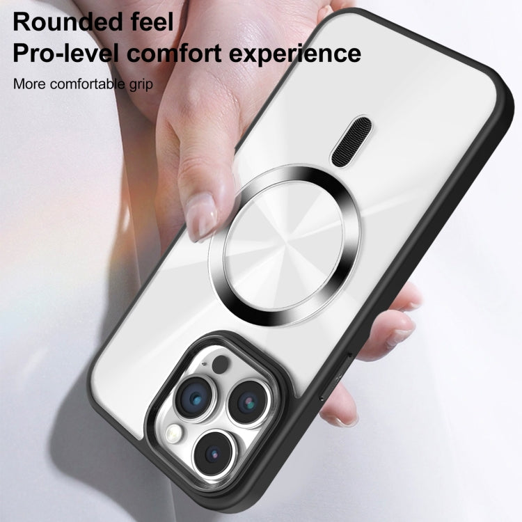 Funda para Teléfono Magsafe iPhone 14 Textura Cd Glaring (Gris)
