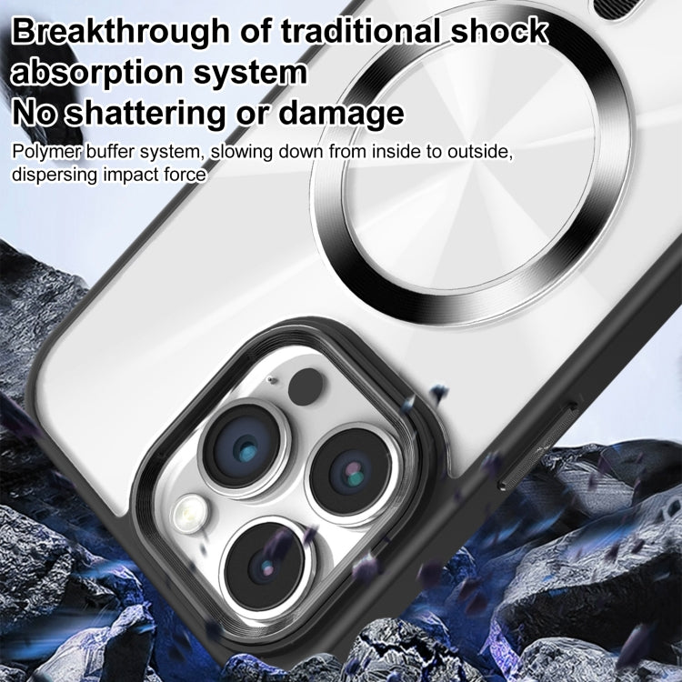 Funda para Teléfono Magsafe iPhone 12 Textura Cd Deslumbrante (Morado Oscuro)