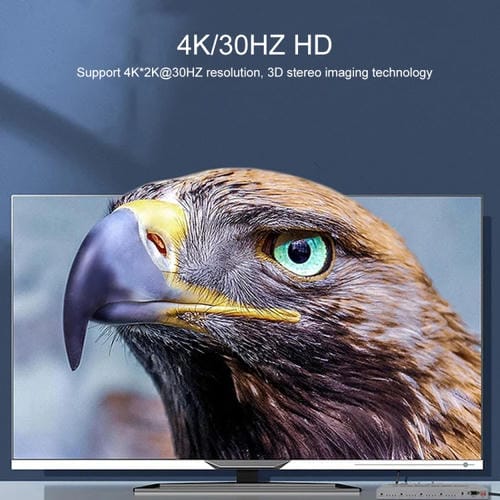 Conmutador de Matriz HDMI Measy Mt4344 4K 30 Hz 4 Entradas 4 Salidas Conmutación sin Interrupciones (Negro) Enchufe Australiano