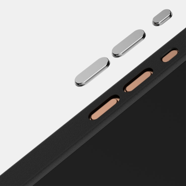 Funda para iPhone 16 Plus Abeel C Carbon Fiber Series 6D Micro Relief Magsafe (Negra y Gris)