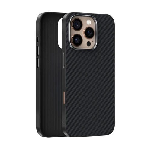 Funda para Teléfono Abeel C Carbon Fiber Series 6D Micro Relief Magsafe para iPhone 15 Pro (Negra)