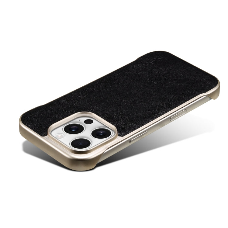 Funda para Teléfono Denior Magsafe Piel de Becerro Genuina para iPhone 15 Pro (Negra)