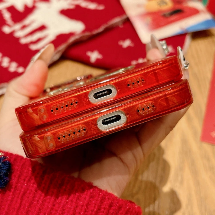 Funda para iPhone 12 Pro Max Diseño Año Nuevo Estampado Dorado 3D Imd