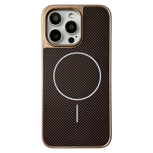 Funda para Teléfono TPU + PC Magsafe Serie Pita iPhone 14 Pro Max (Dorada)