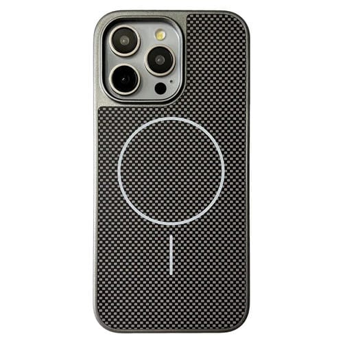 Funda para iPhone 13 Pro Pita Series Textura TPU + PC Magsafe (Gris)