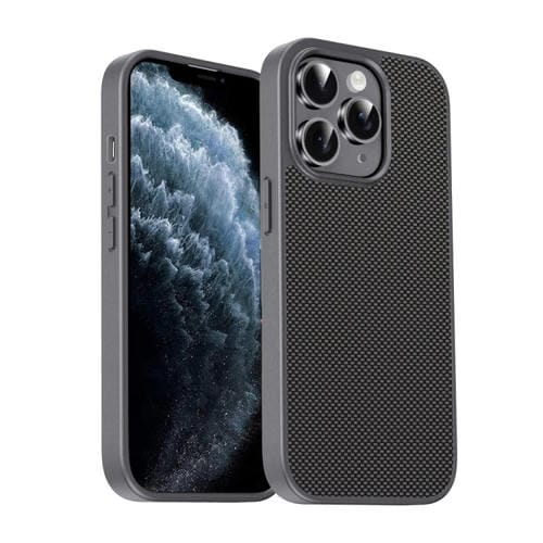 Funda para iPhone 11 Pro TPU + PC Textura Serie Pita (Gris)