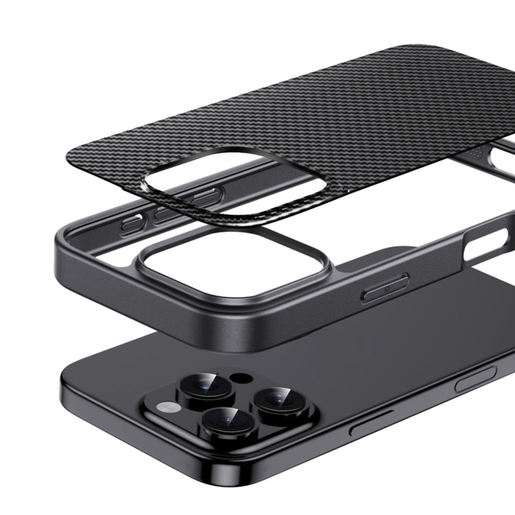 Funda para iPhone 11 Pro TPU + PC Textura Serie Pita (Gris)