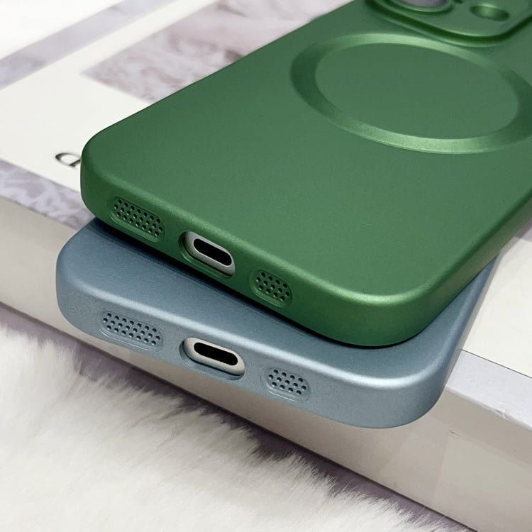 Funda para teléfono TPU Magsafe iPhone 11 Pro Textura Cd Pintura Metalizada (Gris)
