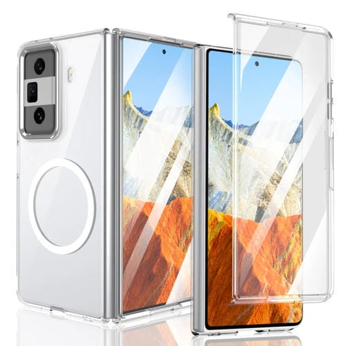 Funda para Teléfono Honor Magic Vs3 Lce con Protección Magsafe Transparente Integrada (Plateada)