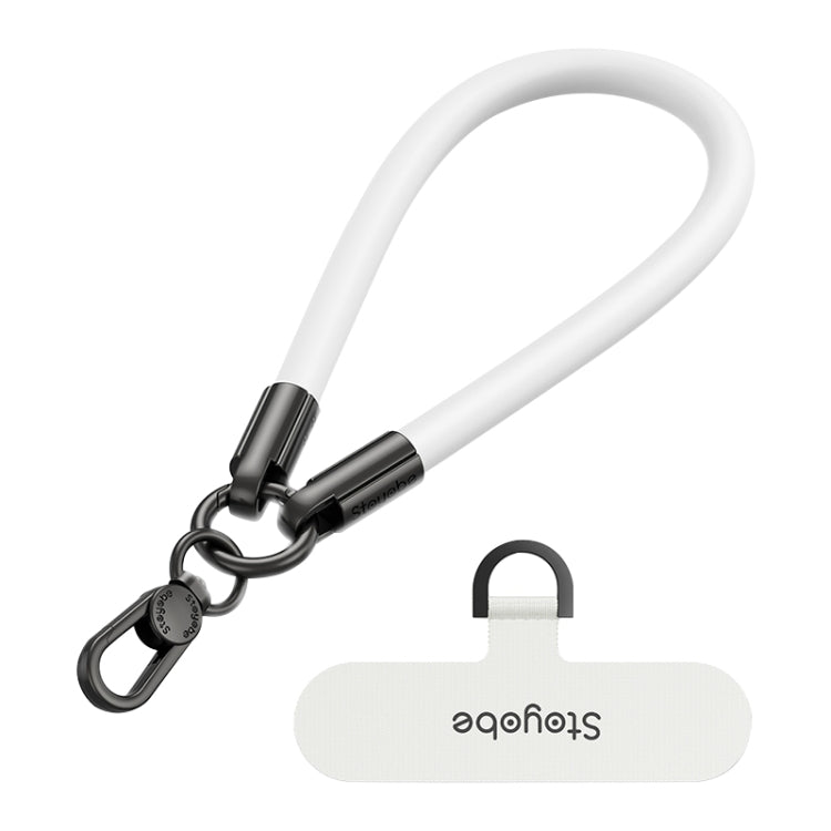 Correa de Silicona Universal para Teléfono Dux Duics Stoyobe Pl-Ii Antipérdida (Blanco Luminoso)