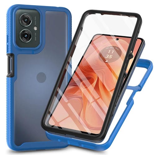 Funda para Motorola Moto G55 PC + TPU con Película Pet Starry Sky (Azul Real)