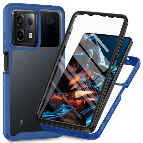 Funda para Teléfono Redmi Note 13 Pro 5G Starry Sky Solid Color Series PC + TPU con Película Pet (Azul Real)