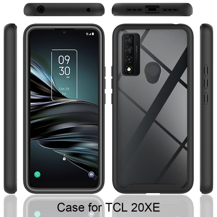 Funda para Teléfono TCL 20 Xe Starry Sky TPU Transparente a Prueba de Golpes (Rojo)
