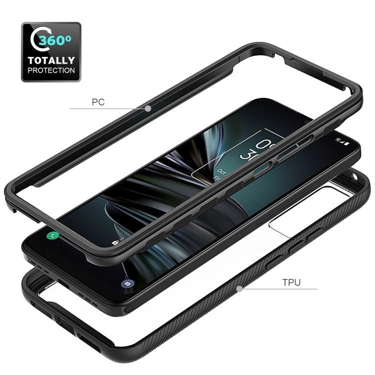 Funda para Teléfono TCL 20 Xe Starry Sky TPU Transparente a Prueba de Golpes (Rojo)