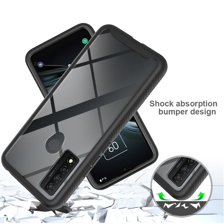 Funda para Teléfono TCL 20 Xe Starry Sky TPU Transparente a Prueba de Golpes (Rojo)