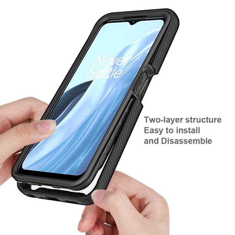 Funda para Teléfono OnePlus Nord N300 TPU Transparente a Prueba de Golpes Diseño Cielo Estrellado (Azul Oscuro)