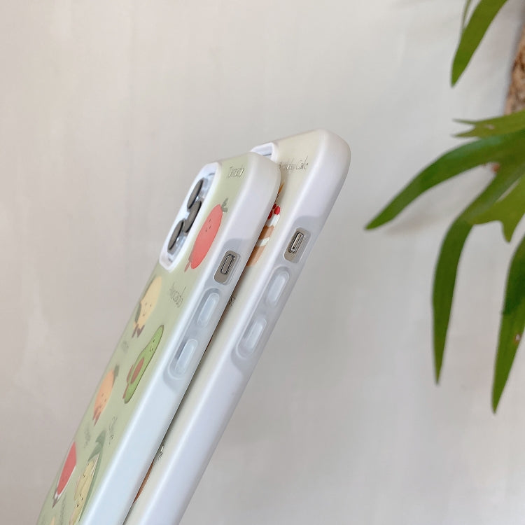 Funda híbrida TPU y PC a prueba de golpes para iPhone 14 (Serie Bread)