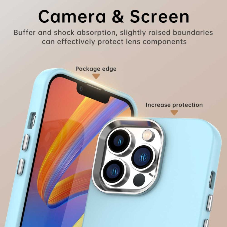 Funda para Teléfono iPhone 12 Pro Max Serie Colorida a Prueba de Golpes (Azul)