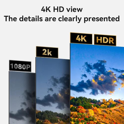 Cable de Extensión HDMI Yesido HM16 4K 30Hz 1,8 Metros (Negro)