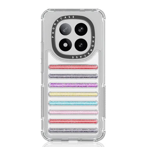 Funda Híbrida de TPU con Purpurina y Airbag para Redmi Note 14 Pro 5G (Colores Variados)