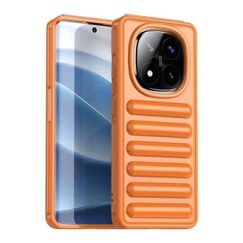 Funda para Teléfono Imd de Color Caramelo de la Serie Capsule para Redmi Note 14 Pro+ 5G (Naranja)