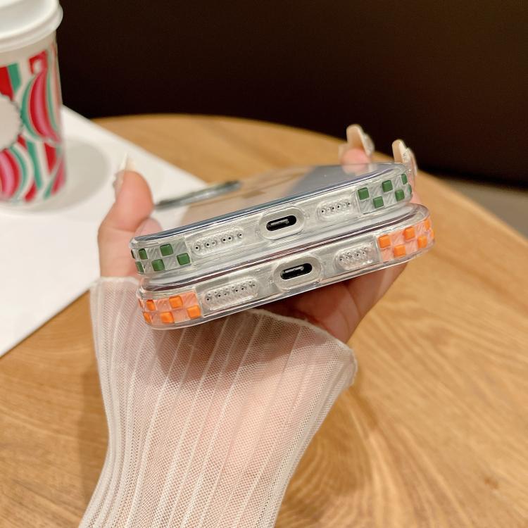 Funda Transparente Magsafe para iPhone 11 Pro con Película para Lente (Verde)